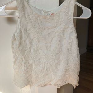 White Lace Tank top